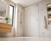 Frameless Shower Screen Corner Fixed Panel & Sliding Door & Return 2050H
